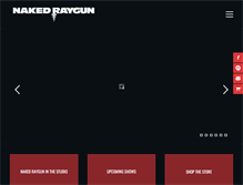 Tablet Screenshot of nakedraygun.org